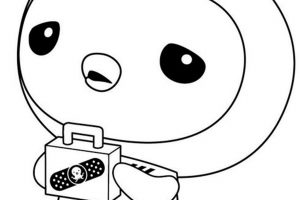 penguin coloring pages