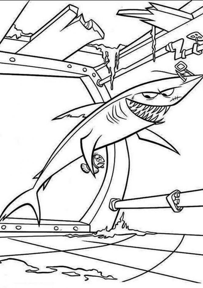 Free & Easy To Print Shark Coloring Pages - Tulamama