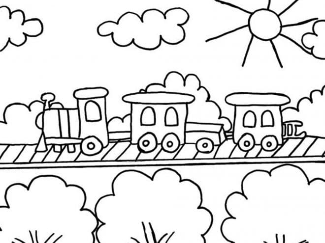 Free Printable My Little Pony 35+ Train Coloring Worksheet For Kids