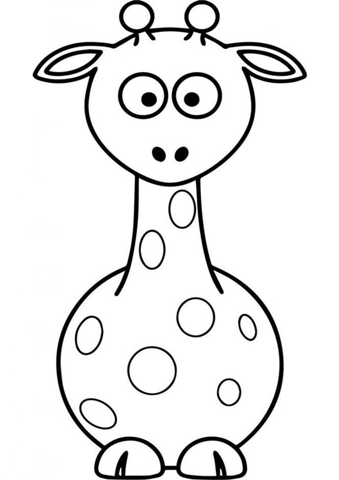 Download Free & Easy To Print Giraffe Coloring Pages - Tulamama
