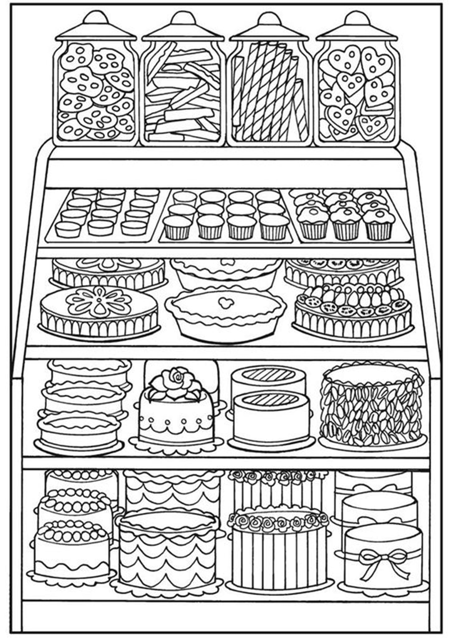 Free Easy To Print Food Coloring Pages Tulamama