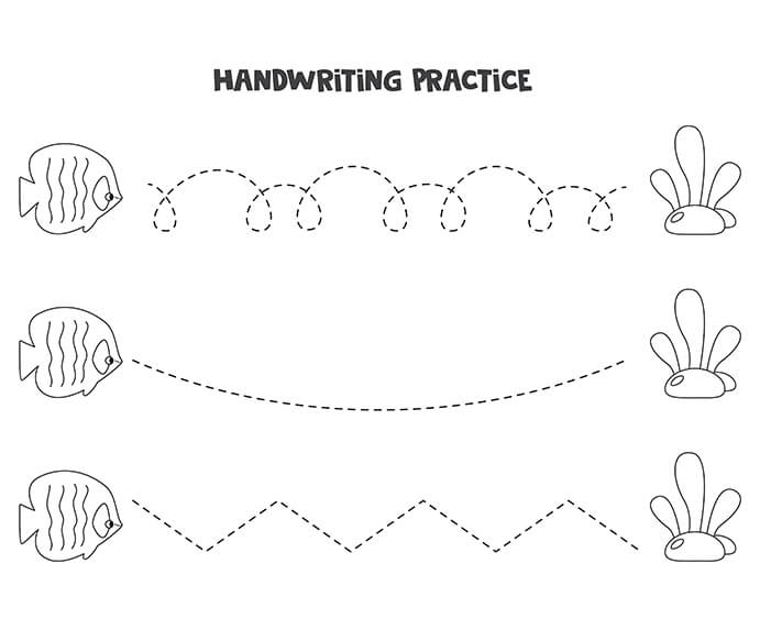 free and easy to print tracing lines worksheets tulamama