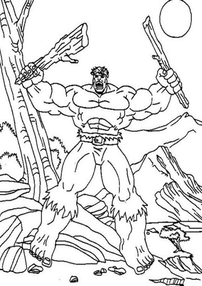 Free &Amp; Easy To Print Hulk Coloring Pages - Tulamama