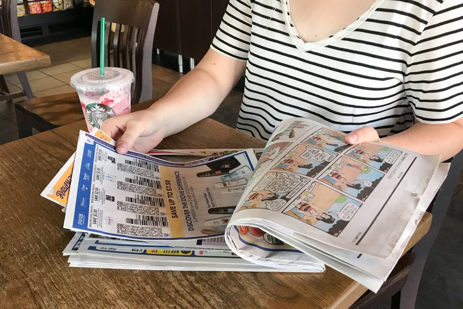 newspaper inserts to get diaper coupons