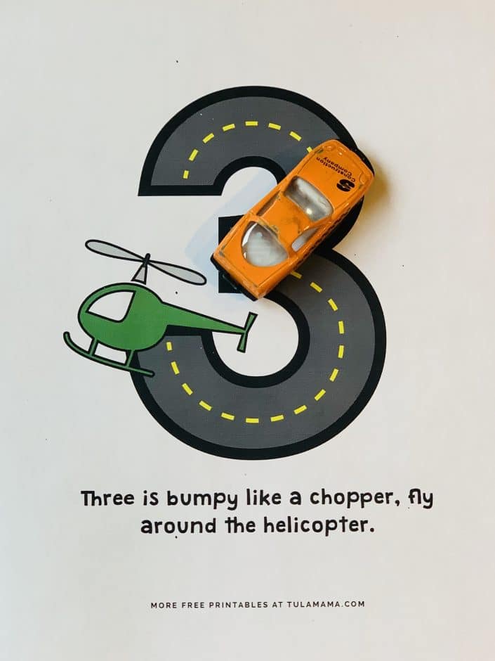 number formation rhymes three 3