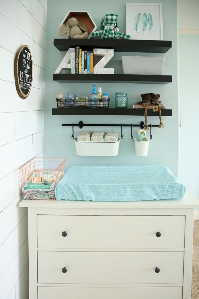 Beautiful Ideas On Setting Up A Diaper Changing Station For A Small Room Tulamama