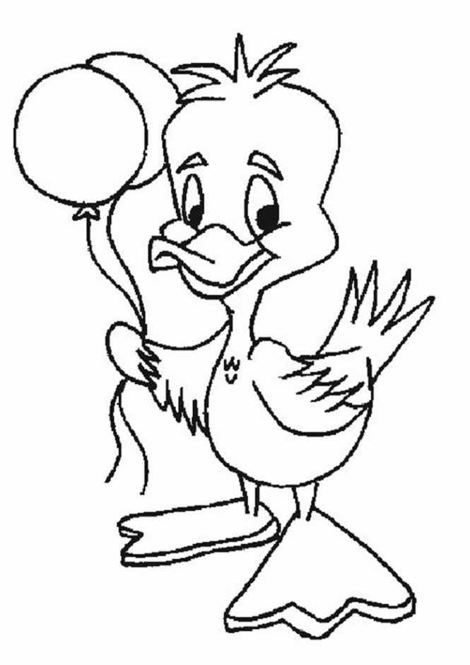 Download Free & Easy To Print Duck Coloring Pages - Tulamama