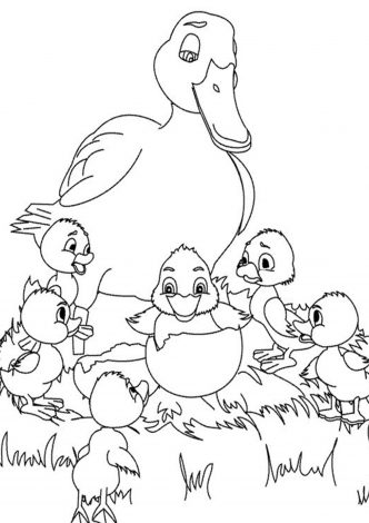 Free & Easy To Print Duck Coloring Pages - Tulamama