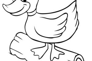 duck coloring pages