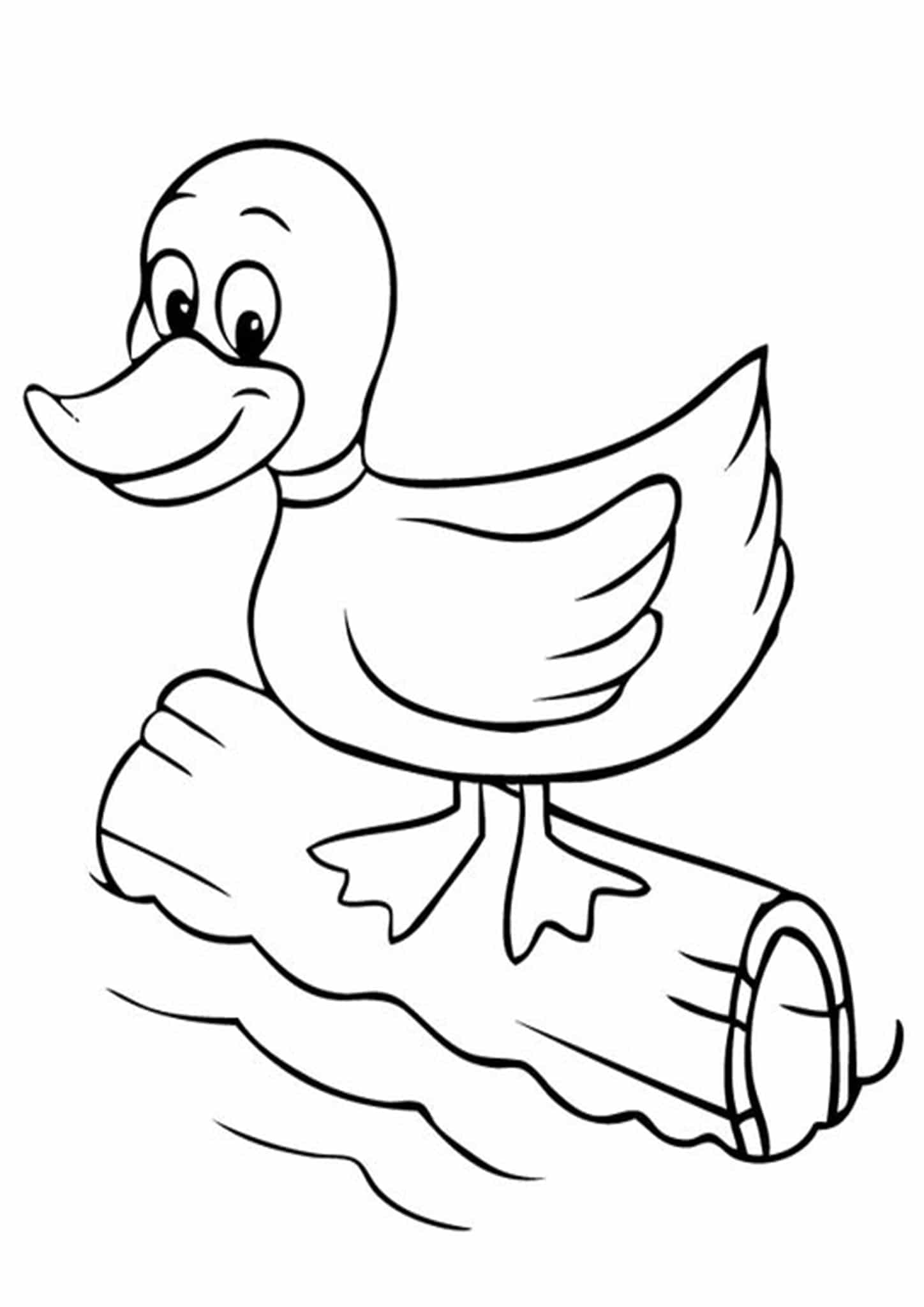 Duck Coloring Page Printable