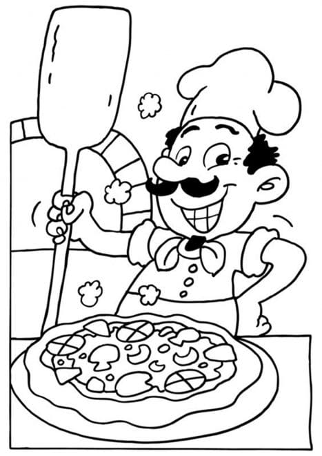 Free & Easy To Print Pizza Coloring Pages - Tulamama