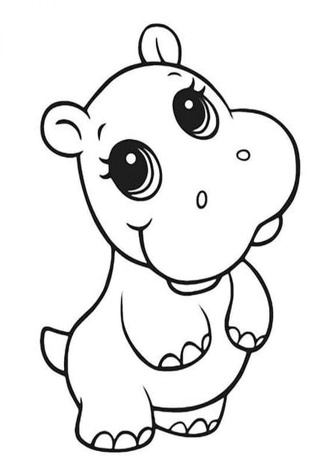 Cute Animals Coloring Pages Free Printable