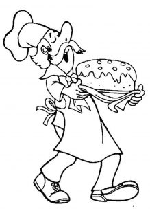 Free & Easy To Print Cake Coloring Pages - Tulamama