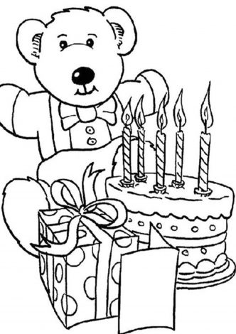 Free & Easy To Print Cake Coloring Pages - Tulamama