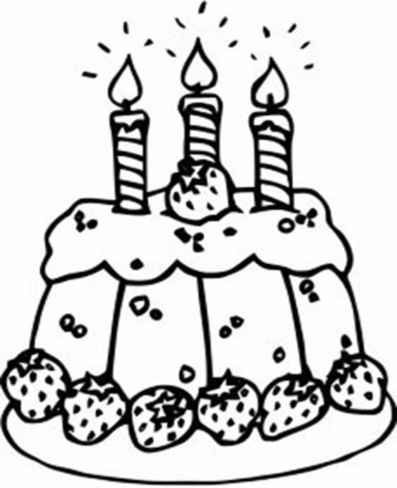 Fun cake coloring pages for your little one. They're free and easy to print. The collection is varied for different skill levels and...