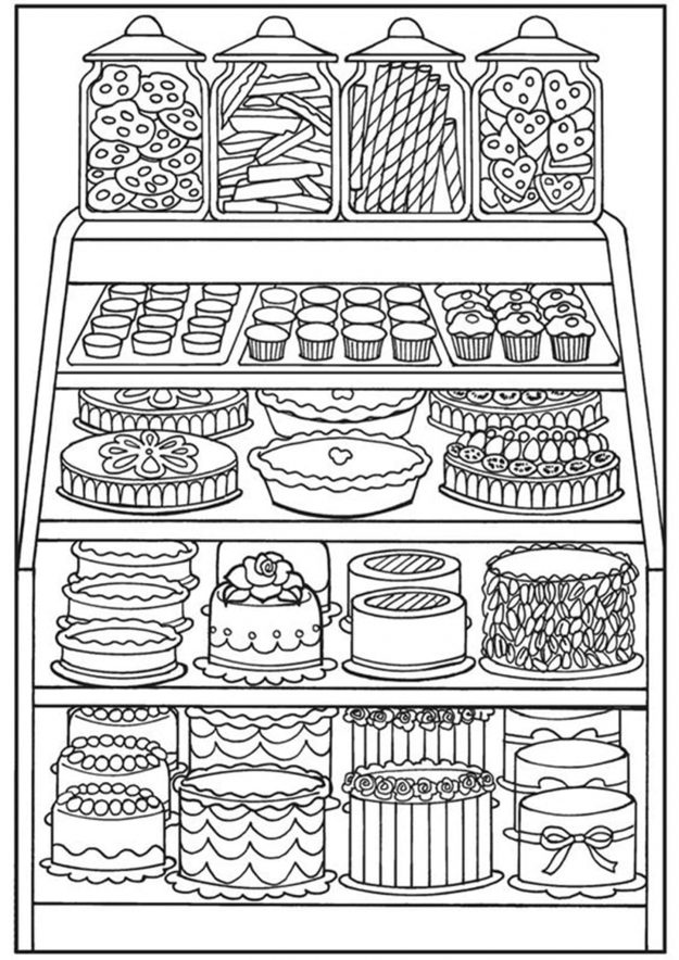 Free & Easy To Print Cake Coloring Pages - Tulamama