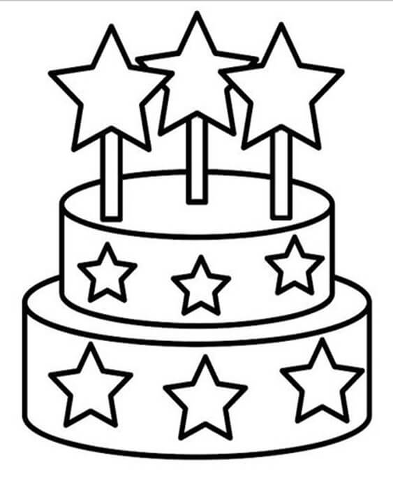 Fun cake coloring pages for your little one. They're free and easy to print. The collection is varied for different skill levels and...