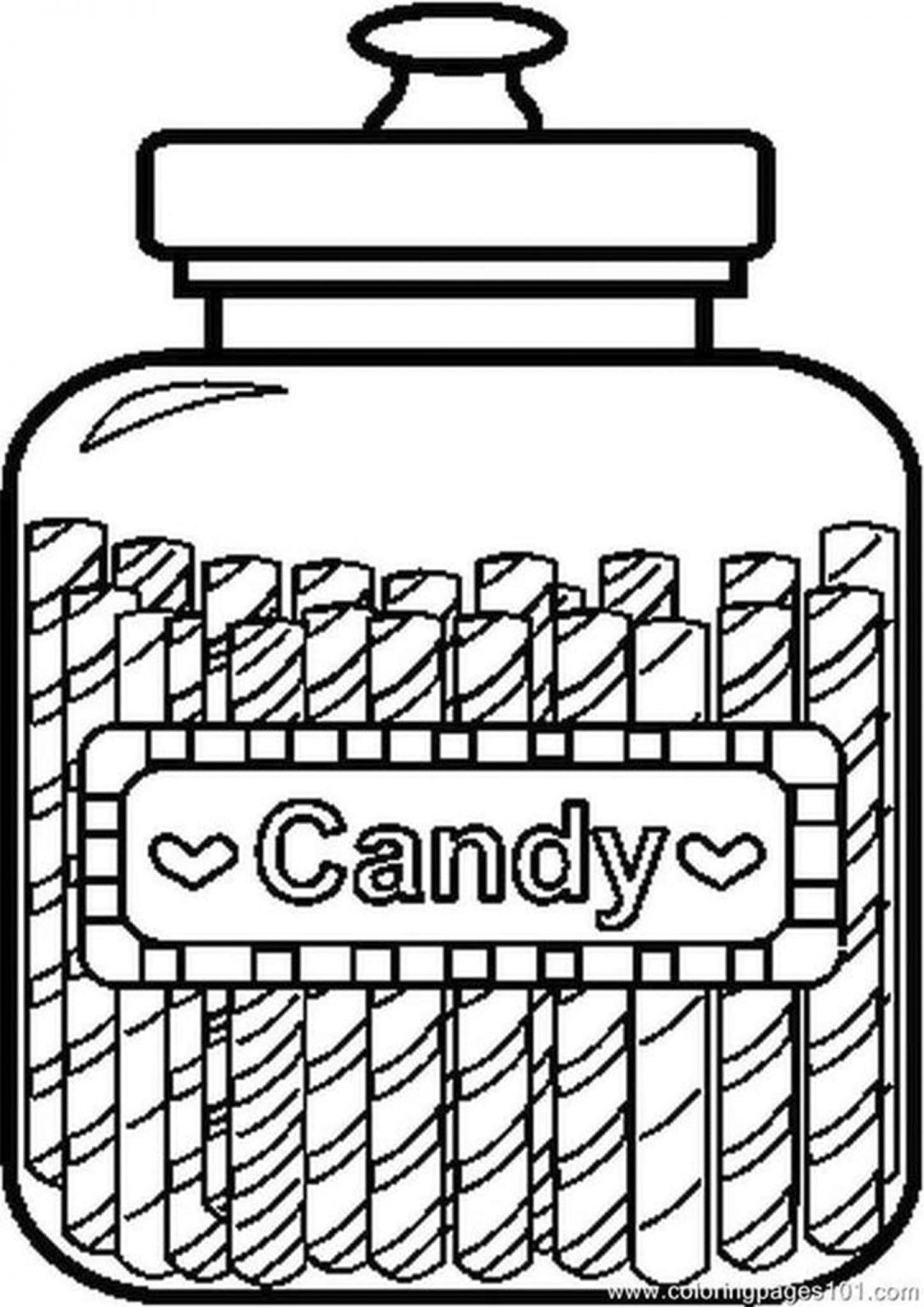 Free Easy To Print Candy Coloring Pages Tulamama