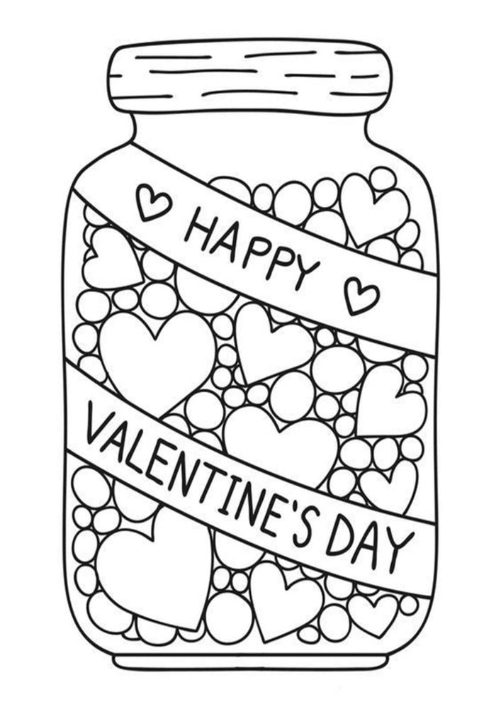 Valentine Candy Coloring Pages Learny Kids