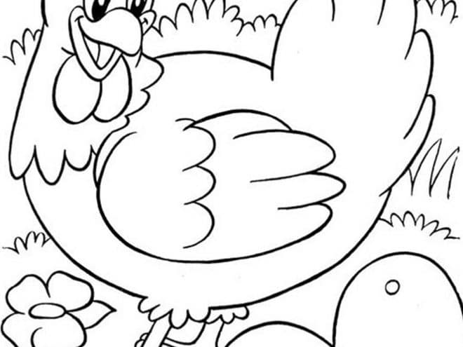 free  easy to print chicken coloring pages  tulamama