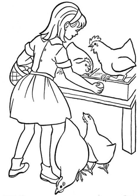 Free & Easy To Print Chicken Coloring Pages - Tulamama