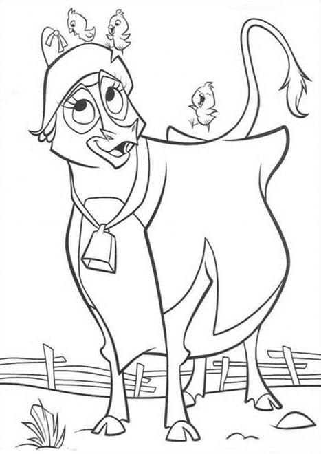 Free & Easy To Print Cow Coloring Pages - Tulamama