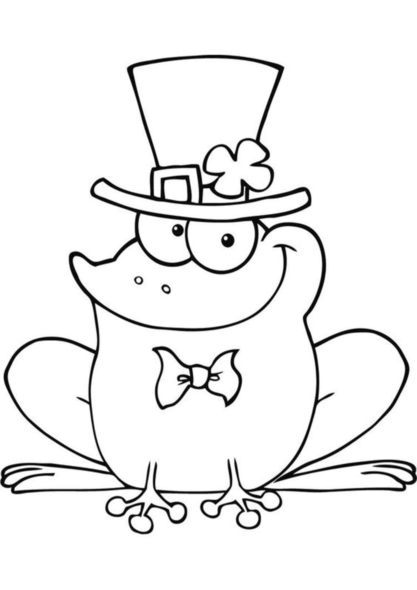 Free & Easy To Print Frog Coloring Pages - Tulamama