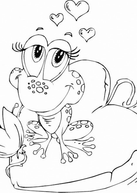 Free & Easy To Print Frog Coloring Pages - Tulamama