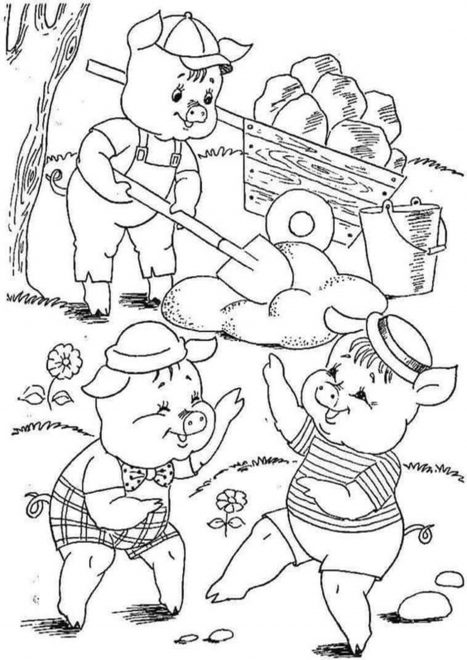 Free & Easy To Print Pig Coloring Pages - Tulamama