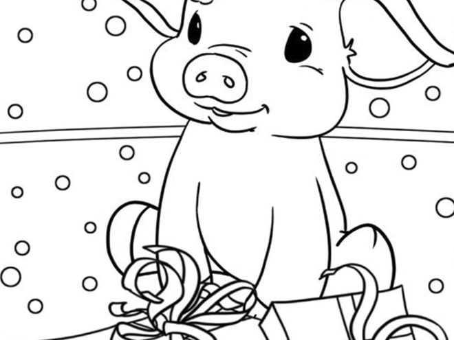 Free Printable Pig Coloring Pages for Kids and Adults