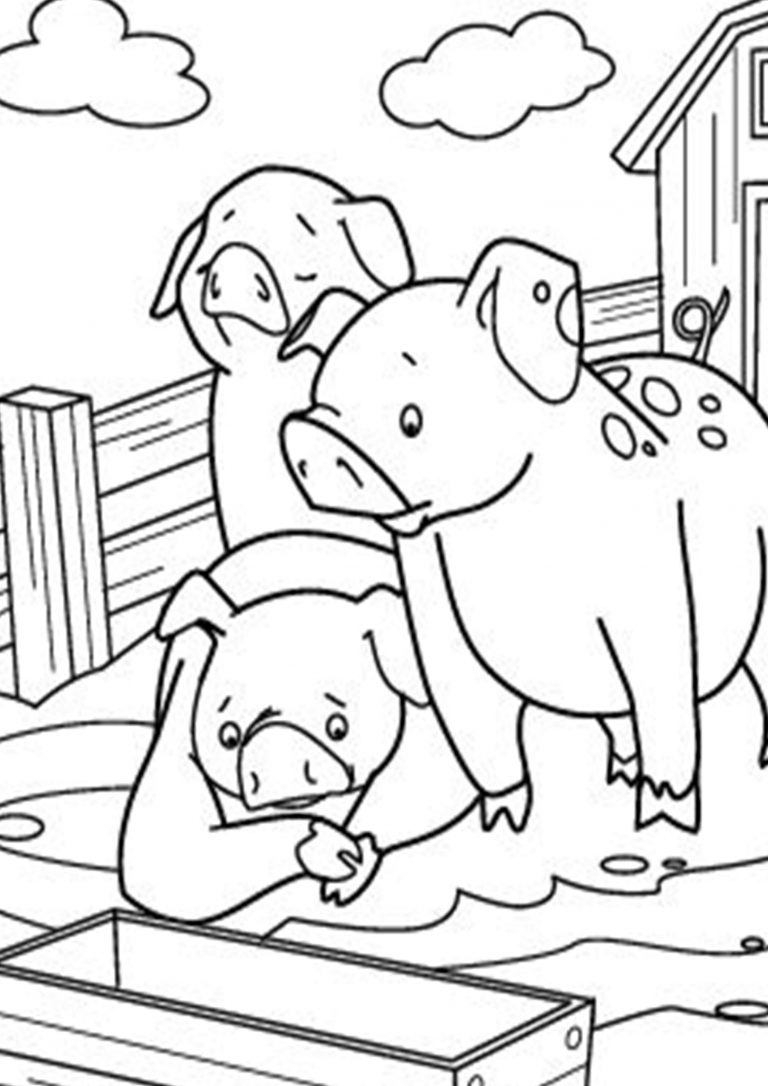 Free & Easy To Print Farm Coloring Pages - Tulamama