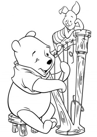 Free & Easy To Print Winnie the Pooh Coloring Pages - Tulamama