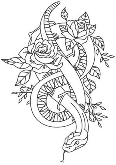 Free & Easy To Print Snake Coloring Pages - Tulamama