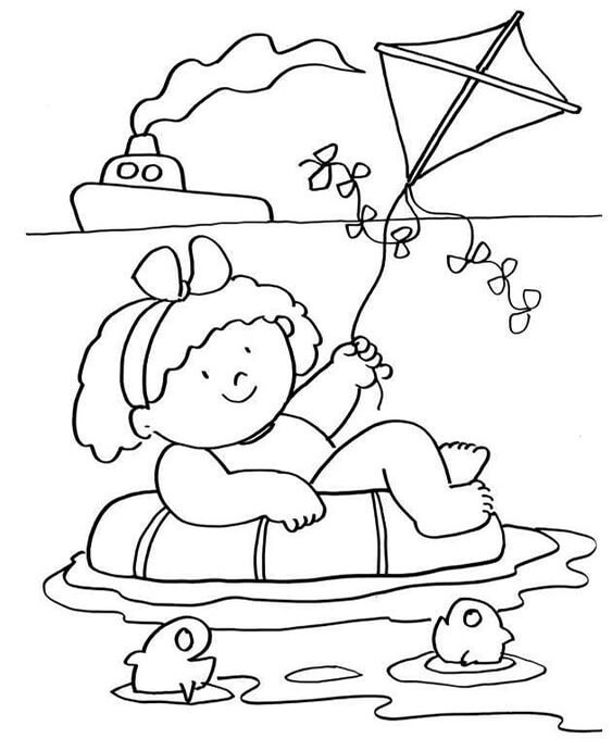 Fun summer coloring pages for your little one. They're free and easy to print. The collection is varied for different skill levels and...