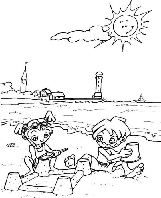 Fun summer coloring pages for your little one. They're free and easy to print. The collection is varied for different skill levels and...