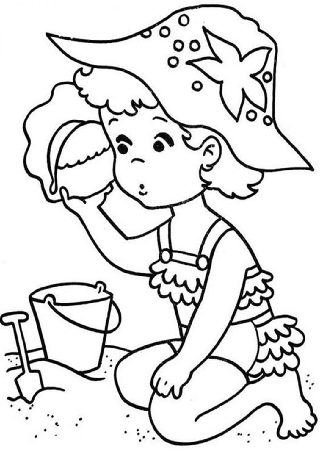 Free & Easy To Print Summer Coloring Pages - Tulamama