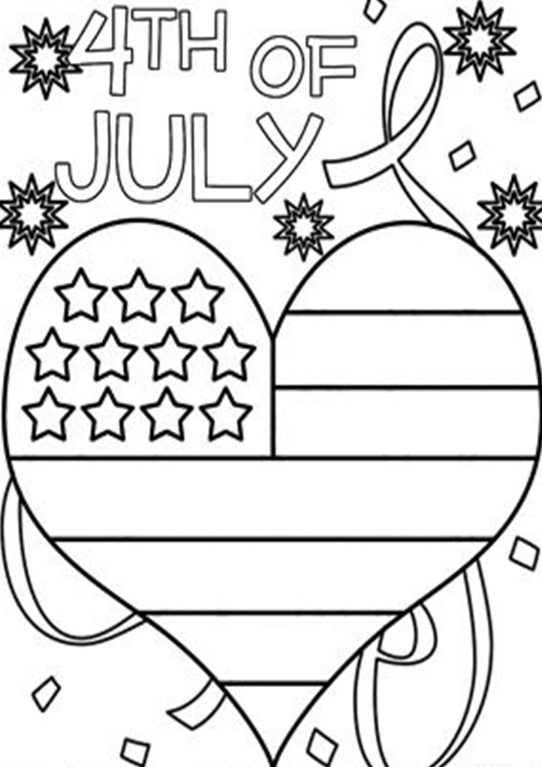 Free Easy To Print Th Of July Coloring Pages Tulamama
