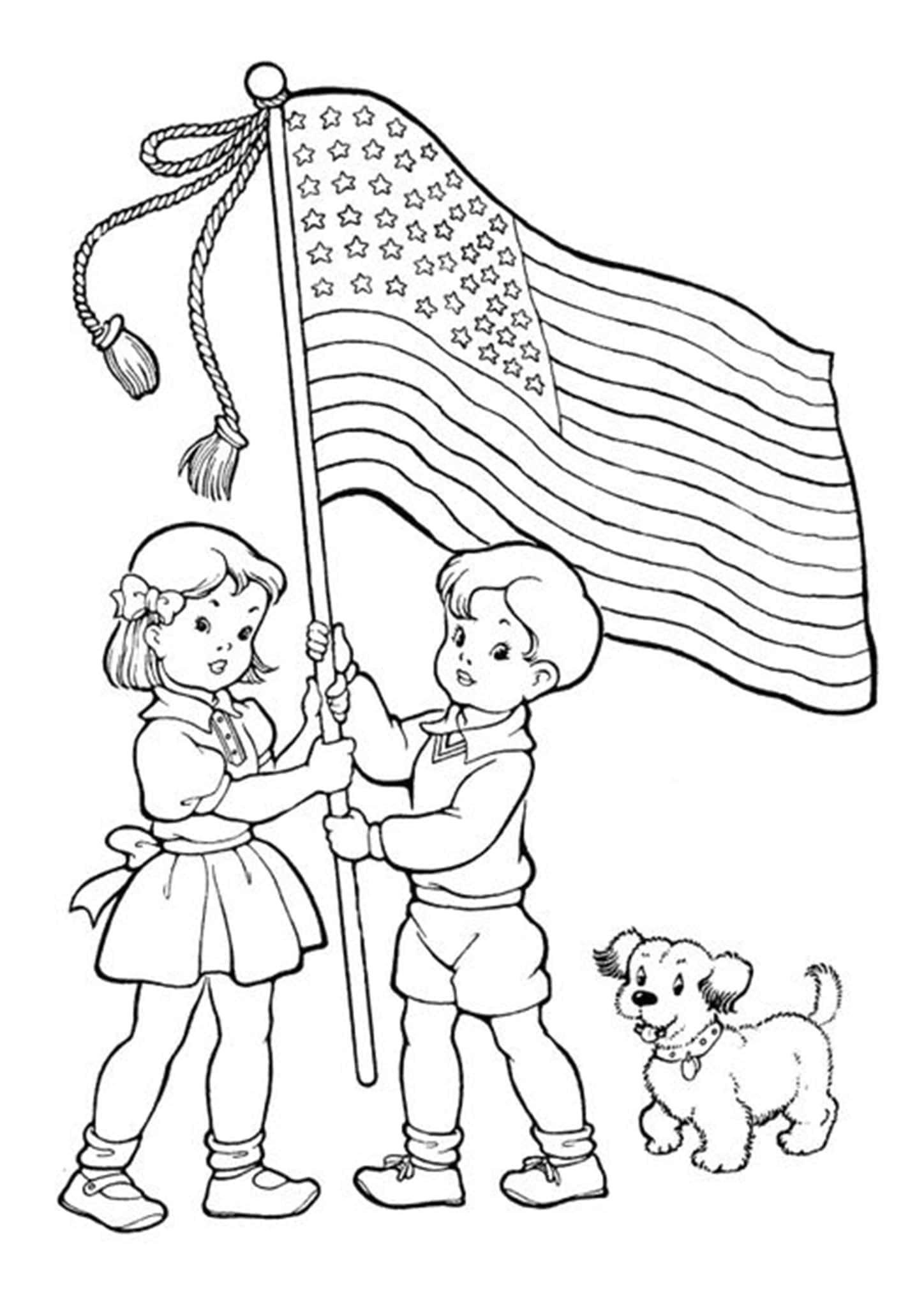 Free & Easy To Print 4th Of July Coloring Pages - Tulamama