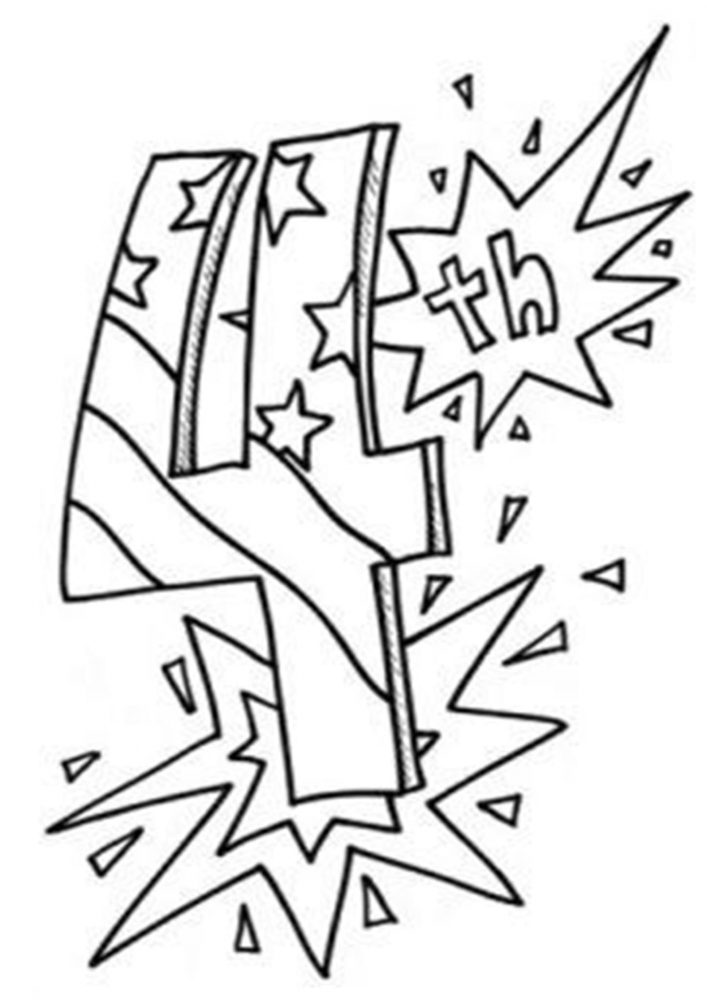 Free & Easy To Print 4th Of July Coloring Pages - Tulamama