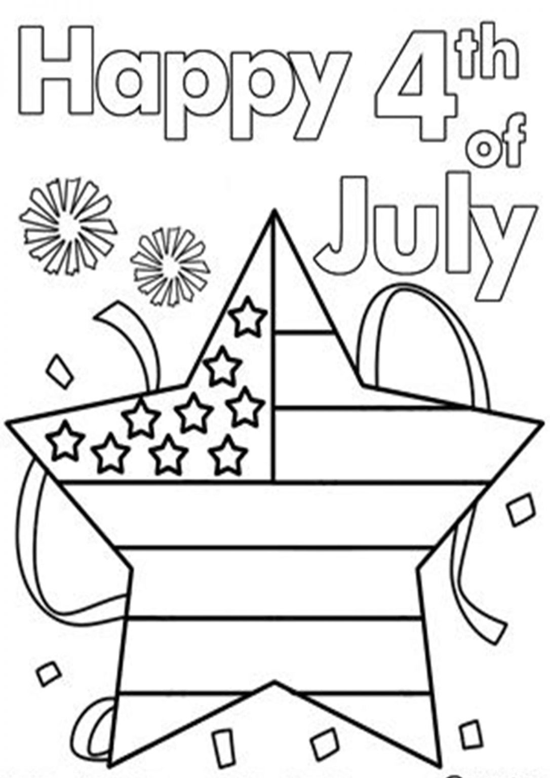 Free Easy To Print 4th Of July Coloring Pages Tulamama