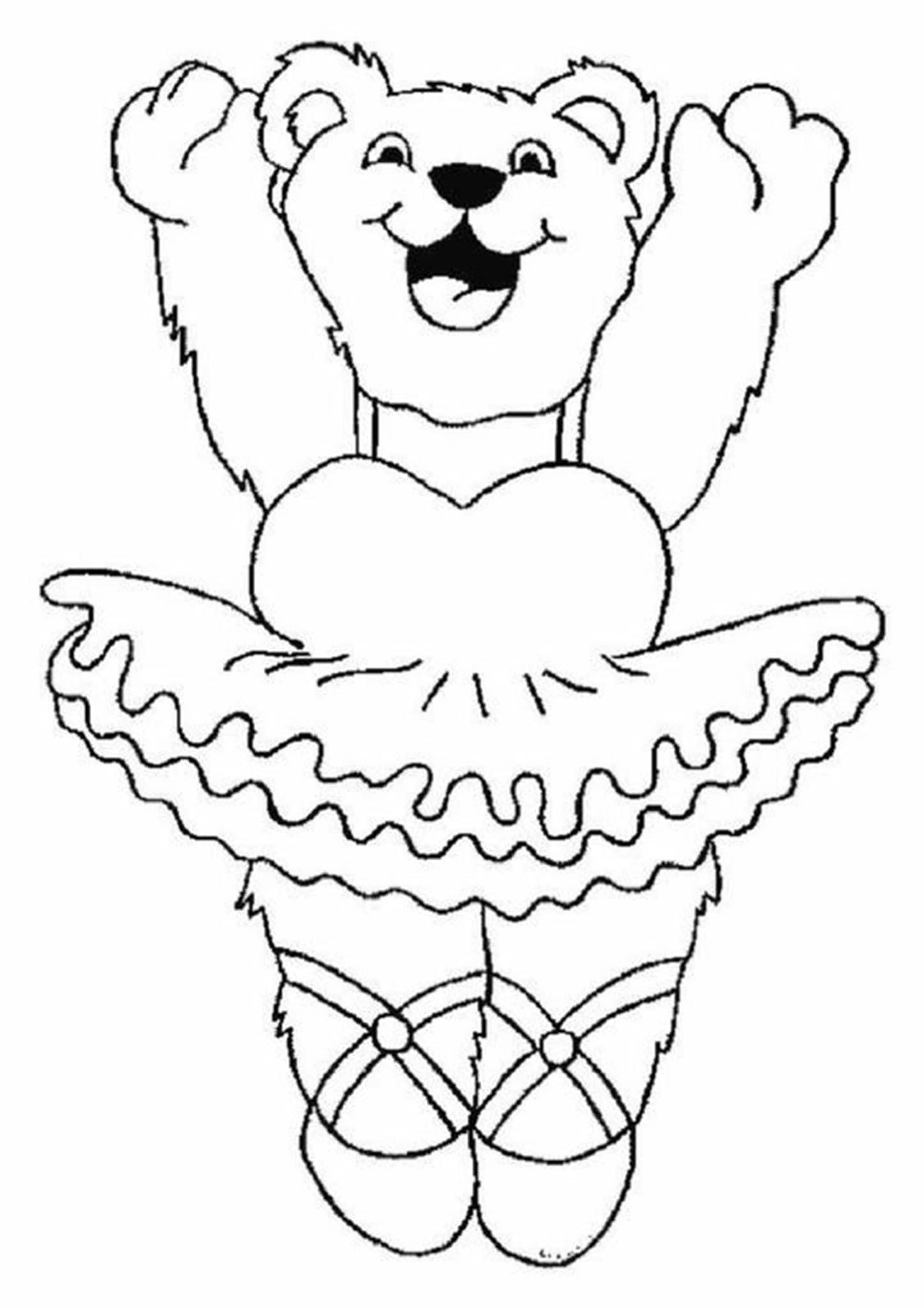 Free & Easy To Print Ballerina Coloring Pages Tulamama