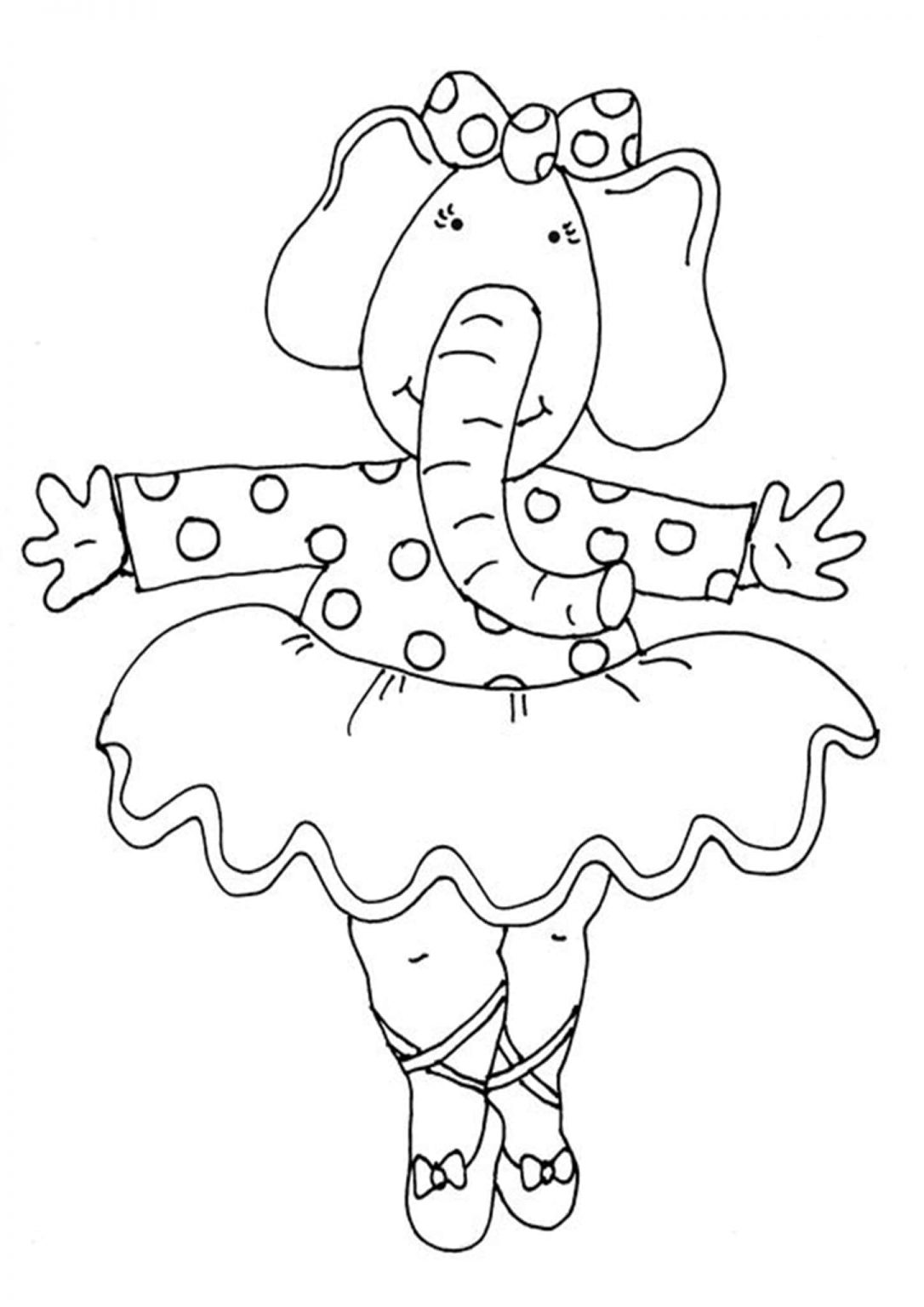 Free & Easy To Print Ballerina Coloring Pages - Tulamama