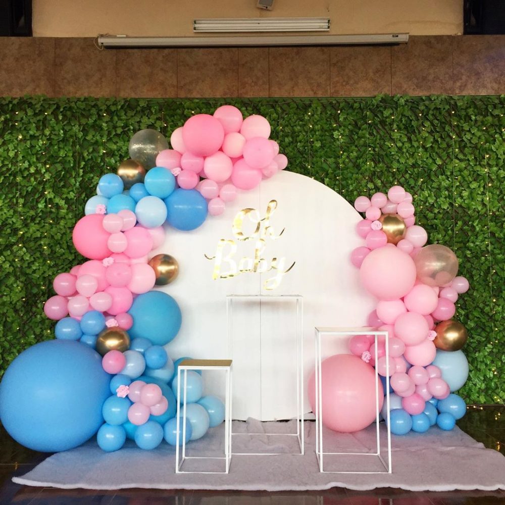 Gender Reveal Party Decor, Snickerplum's Party Blog