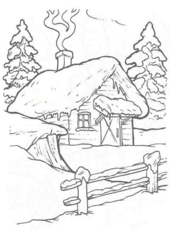 Free & Easy To Print House Coloring Pages - Tulamama