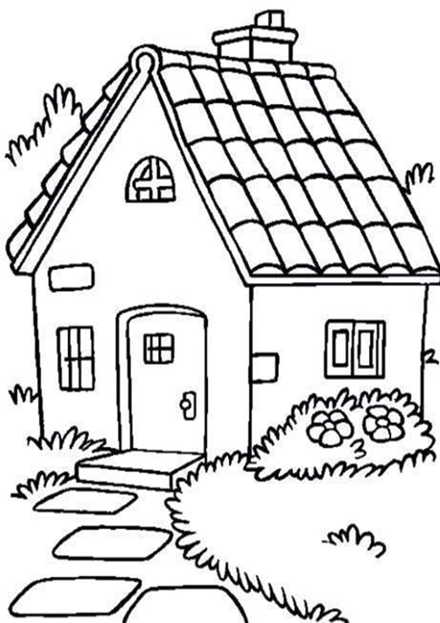 Free & Easy To Print House Coloring Pages Tulamama