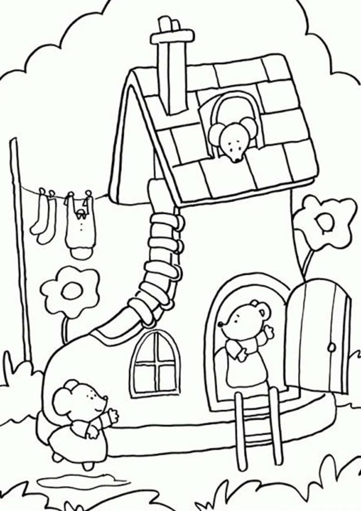 Fun House coloring pages for your little one. They are free and easy to print. The collection is varied with different skill levels