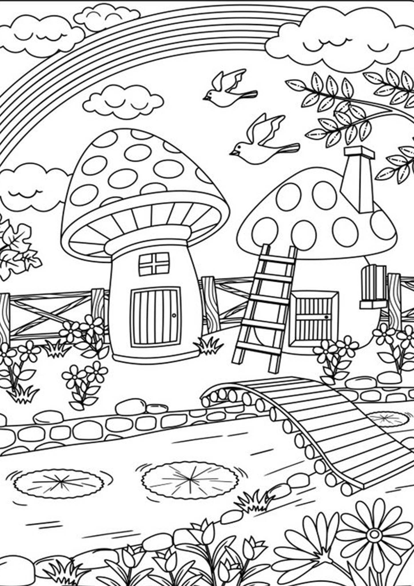 Free And Easy To Print House Coloring Pages Tulamama