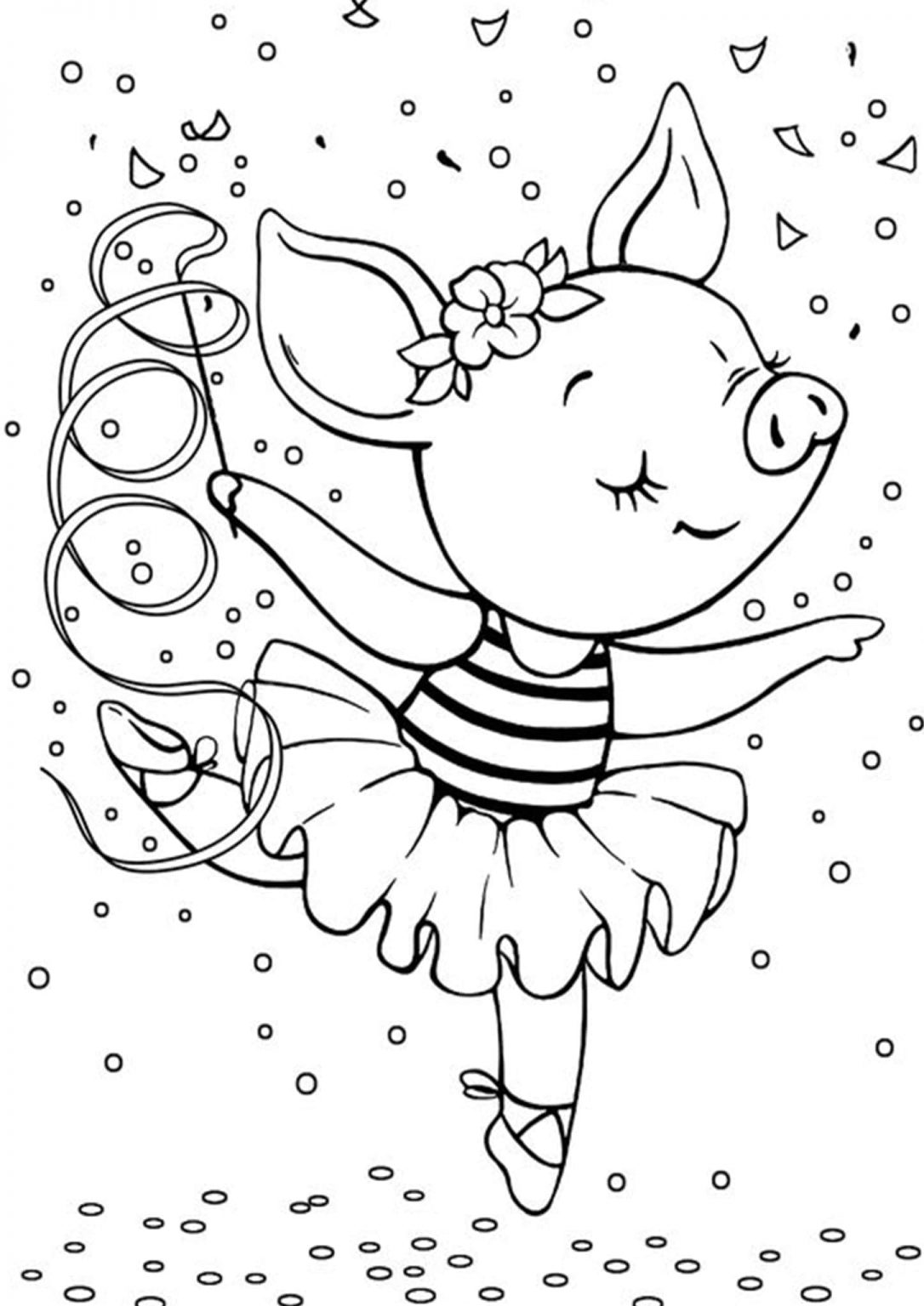 Free Easy To Print Ballerina Coloring Pages Tulamama