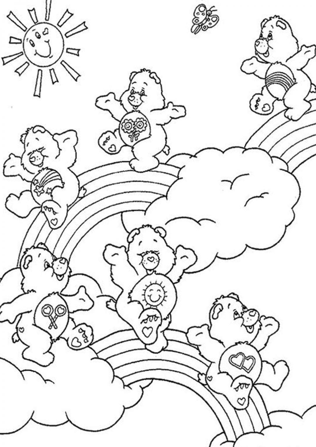 Free & Easy To Print Rainbow Coloring Pages - Tulamama