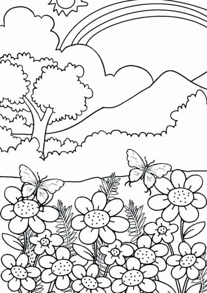 Free Easy To Print Rainbow Coloring Pages Tulamama